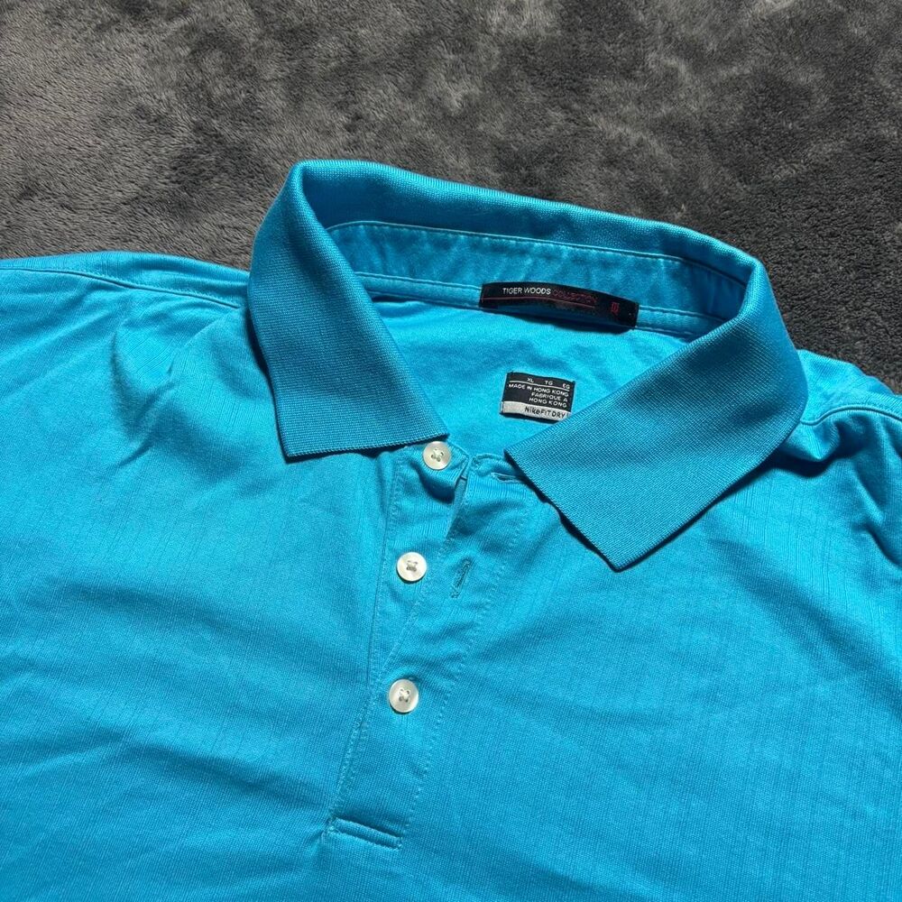 Nike Golf Tiger Woods TW Tour Performance Polo Shirt Men’s XL Short Sleeve